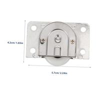 TEHAUX Ruota per Porta Scorrevole Armadio in Lega Spessa e Silenziosa Rotella con Cuscinetto per Porte Scorrevoli Camera da Letto Accessorio Guida Scorrevole Stabile Attrito