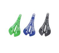 TEHAUX Sella Bici Verde Ergonomica Design a Ragnatela in Plastica, Comoda e Creativa per Mountain Bike Uomo e Donna, per Percorsi Outdoor