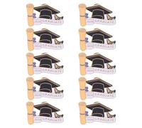 TEHAUX Set 10pezzi Spille Smaltate in Lega di Zinco per Back To School Party, Souvenir Laurea Versatile e Duraturo, Decorazioni Perfette per Feste di Laurea e Insegnanti
