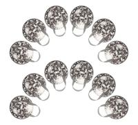 TEHAUX Set 12 Sacchetti Regalo Tema Disco Retrò con Manici Non Tessuto, Design Palla Specchiata Vivace per Feste di Compleanno e Concerti