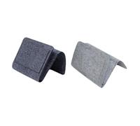 TEHAUX Set 2 Borse Portaoggetti in Feltro da Comodino e Divano 32X20X10 CM Multiscomparto Cinghia Posteriore per Organizzazione di Occhiali Telecomandi Gioielli