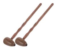 TEHAUX Set 2 Massaggiatori in Legno a Forma di Piccolo Martello per Massaggio Corpo, Strumento Creativo per Alleviare Affaticamento Muscolare, Uso Domestico Colore Casuale Stili multipli