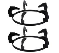 TEHAUX Set 2 Pezzi Griglie in Ghisa per Fornelli a Gas da Cucina Supporti Antiscivolo per Wok e Padelle Diametro 185 CM Design a Gradini per Stabilità e Resistenza alle Alte