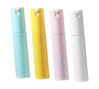 TEHAUX Set 4 Flaconi Spray da Viaggio 30Ml Bottiglie Vuote per Lozione in Plastica Resistente Colori Pastello Assortiti Pratici per Cosmetici per Viaggi e Trasporto Comodo