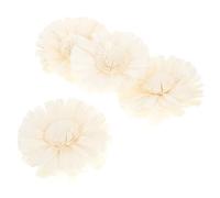 TEHAUX Set 4 Pezzi Fiori Secchi di Cotone per Diffusore Oli Essenziali, Assorbe Olio Profumato, Multiuso per Hotel e Uffici, Decorazione Unica e Naturale