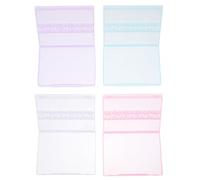 TEHAUX Set 4 Scatole Portautensili per Manicure Professionale Organizer per Saloni di Bellezza 14 Slot Custodia per Strumenti Levigatura Nail Art Colori Assortiti per Uso Domestico e