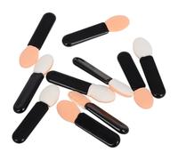 TEHAUX Set da 10 Pennelli Ombretto Occhi in Acrilico Nero Design Portatile, Multiuso, per Ritocchi On-the-go e Trucco Quotidiano delle Donne