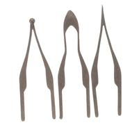 TEHAUX Set da 3 Punte per Pirografia in Lega per Pirografo Professionale, Punte di Diverse Forme per Risultati Precisi su Legno e Applicazioni Creative