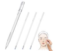TEHAUX Set Matita per Sopracciglia Tatuaggio 1 MM con 3 Ricariche Penna per Marcatura Sopracciglia Professionale Multifunzionale per Uso in Saloni e Estetica