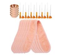 TEHAUX Set Professionale per Estetiste Kit Viso 24 Pezzi Ciotole Dorate, Fascia di Bellezza e Strumenti per Trattamenti Viso Spa e Uso Domestico