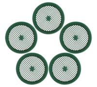 TEHAUX Setaccio da Giardino Leggero e Ecologico 5 Pezzi in Plastica Verde Strumento Manuale per Filtraggio Terra per Piante per Giardinaggio e Coltivazione