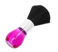 TEHAUX Spazzola la Pulizia del Collo in Plastico Rosa Alta Elasticità e Facile da Pulire, per Barberia e Rimozione Efficiente dei Peli e Chioma Spezzati