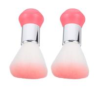 TEHAUX Spazzola per Collo del Parrucchiere 2 Pezzi con Setole Morbide Spazzola per Spolverare Peli Tagliati Pulizia Professionale per Salone e Uso Personale Design Tascabile Compatto