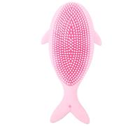 TEHAUX Spazzola per Shower in Silicone Rosa, Spazzola Massaggiante per Ragazzo Ragazza e Pulizia Delicata di Corpo e Cute, Strumento Pratico per Bagnetto e Massaggi Bebè