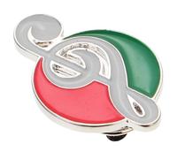 TEHAUX Spilla Musicale in Lega a Forma di Nota Musicale, Creativa e Resistente allo Sbiadimento, Facile da Portare, come Regalo per Chi Ama la Musica