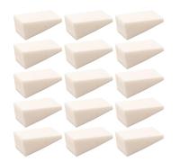 TEHAUX Spugnette per Nail Art 20 Pezzi Spugne Elastiche per Manicure e Make Up Bianco per Uso Bagnato e Asciutto