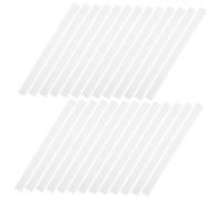 TEHAUX Stick di Colla a Caldo Termofusibile 7mm Bastoncini di Colla Adesiva Colorata per Fai da Te 100 Pezzi per Artigianato Decorazioni e Riparazioni Casa