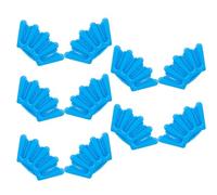 TEHAUX Strumento per Treccia Chioma Donna Cinque Dita Design, 10 Pezzi in Plastico e Resina Riutilizzabile, Facile da Pulire, per Acconciature Rapide da Viaggio
