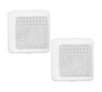 TEHAUX Supporti in Allumina Bianca Resistenti ad Alte Temperature Cuscinetto Refrattario Poroso Multibuchetto e Chiodi di Supporto Microsporgenti per Ceramici e Cottura al Forno