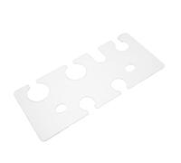 TEHAUX Supporto a Parete per Sonda Macchina di Bellezza, Acrilico | Installazione Semplice, per Salone e Spa, Altezza Regolabile, Accesso Ergonomico, 6 Posti