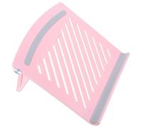 TEHAUX Supporto per Laptop Pieghevole Ventilato Rialzo Regolabile, Superficie in Abs e Silicone, Supporto Ergonomico Stabile per Laptop e Proiettore, per Casa e Biblioteca