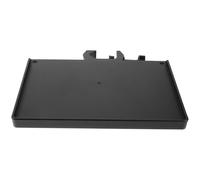 TEHAUX Supporto per Microfono in Plastica Nero Pinza Sicura e Resistente, Vassoio Porta Accessori per Smartphone e Telecamera, per Live Broadcast e Canto