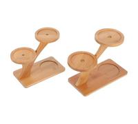 TEHAUX Supporto per Piante da Tavolo in bambù, Porta Vasi Angolare Multi-Livello per Interni, Espositore Piccolo e Resistente per Piante e Oggetti Decorativi