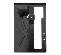 TEHAUX Supporto per Smerigliatrice Angolare in Metallo Base Scanalata da 175G Staffa di Supporto Stabile e Resistente per Lavori di Taglio e Lucidatura Accessorio Pratico per