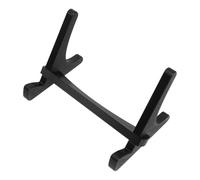 TEHAUX Supporto per Tastiera Nero in Plastica Struttura Componibile e Smontabile, Design Salvaspazio Stabile ed Ergonomico, Facile da Montare e Portatile, per Scrivanie e Dormitori