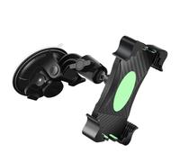 TEHAUX Supporto per Telefono da Auto a Ventosa, Base Girevole a 360°, per Installazione su Vetro Anteriore, per Uso Navigatori Durante la Guida, Design Salvaspazio Verde