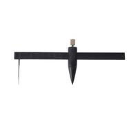 TEHAUX Taglierino a Compasso per Ceramica Realizzato in Acciaio e Plastica Utensile Leggero per Taglio Cerchiato Facile da Trasportare per Scultura in Argilla