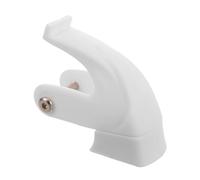 TEHAUX Tampone Freno Posteriore per Pattini a Rotelle e Inline Bianco | Plastica, Installazione Semplice con Viti Incluse, per Principianti e Genitori, Uso All'aperto e Piazze