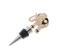 TEHAUX Tappo per Bottiglie di Vino in Lega di Zinco con Strass Tappo Decorativo a Forma Animale Riutilizzabile per Bottiglie di Vino Rosso e Olio Accessorio per Conservazione Sicura