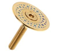 TEHAUX Tappo Superiore per Copertura Stelo Forcella Bici da Strada e Mountain Bike in Lega di Titanio 28,6mm Protezione Dall'umidità e Compatibilità Versatile