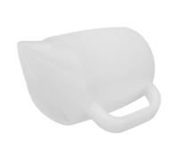 TEHAUX Tazza Divisa in Silicone da 500ml con 4 Scomparti e Manico, per Miscelare Pigmenti e Resina Epossidica, per Pittura Fluida e Artisti Principianti