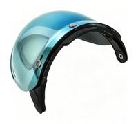 TEHAUX Visiera per Casco Moto a Sgancio Rapido, Pc, Visione Chiara | Interfaccia a Tre Bottoni Standard, Resistente AI Graffi, Stabile senza Vibrazioni, per Uso Fuoristrada
