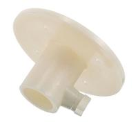 TEHAUX Vite Plastica del Manichino Verticale Bloccaggio in Bianco | Asta Manichino, Accessorio per Negozio di Abbigliamento, Supporto Anti-slip e Posizionamento Preciso