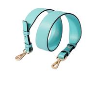 TEHDFG Cinghia for Borsa, Fibbia for Borsa, Parti di Ricambio for Borsa, Cinture for Borsa, Manici in Pelle con Fibbia for Donna, Borsa a Tracolla e Secchiello(Lake Blue,1 Piece with Sliver)