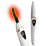 Tehoi Piegaciglia riscaldato S600, controllo preciso della temperatura, spegnimento automatico intelligente per trucco naturale e ricci di lunga durata (bianco perlato + oro)