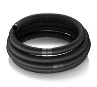 Wiltec Tubo per piscina nero, 15m ø 32 mm, sezionabile ogni 1,5 m, galleggiante, in resina 165 g/m Made in EU