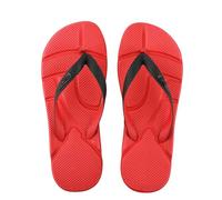 TEidea Infradito Uomo Flip Flops Uomini: Eleganti Infradito Da Spiaggia Per Uomini Per Le Pantofole Estive-Rosso-50