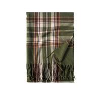 TEidea Sciarpa Donna Scialle A Quadri in Stile Britannico - Sciarpa Invernale Calda E Spessa per Le Donne-Griglia Verde-180-65 Cm