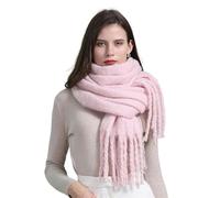 TEidea Sciarpa Donna Sciarpa Lunga Lunga Addensata per Le Donne Cashmere Artificiale Invernale Caldo Sciallone A Magazzino Grande （220 * 50 Cm）-P-220X50 Cm