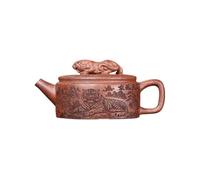 Teiera Alle Erbe Teiera In Ceramica "La Tigre E Il Dragone" For La Casa, Ufficio, Creativa, Fatta A Mano Lnfusore Per tè in Foglie sfuse