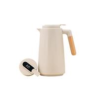 Teiera, Bollitore d'acqua isolato, grande capacità for casa e ufficio(Beige)