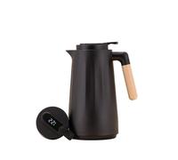 Teiera, Bollitore d'acqua isolato, grande capacità for casa e ufficio(Black)