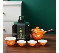 Teiera, bollitore for il tè, regali for le donne, set da tè da viaggio Kuaike Cup, una pentola, quattro tazze, piccolo set semplice e portatile (A9) (Color : A15)