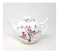 Teiera Cherry Blossom Bianco con Fiori di Ciliegio 1,5 litri Bone China tealogic