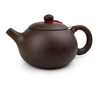 Teiera cinese Gongfu cha Xishi Pot 210cc argilla viola ceramica Zini per tè sfuso (marrone scuro)