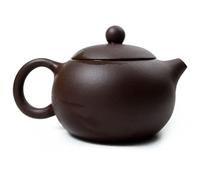 Teiera cinese Yixing Xishi ZinI in argilla con infusore per tè sfuso (filtro sferico)